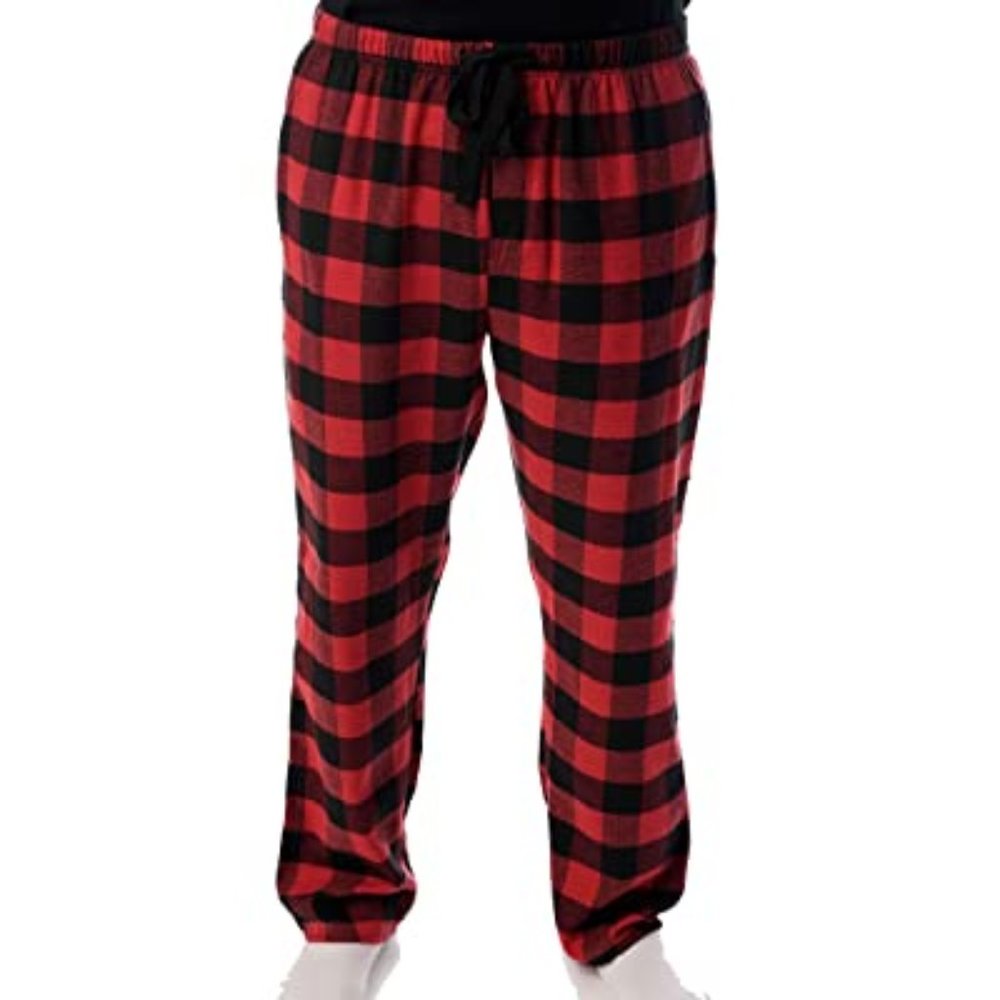 Followme Men's Flannel Plaid Pajamas With Pockets